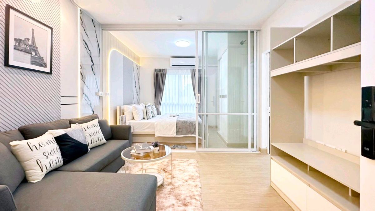 For SaleCondoPinklao, Charansanitwong : Stop the head.‼ ️ No need to hire a mechanic. You dont have to decorate the room by yourself. Save decoration budget We are ready to be ready. ✨️✨️ Book first. ✨️✨️ Free Down 🌳🌳 Unio Charan 3 (𝐔𝐧𝐢𝐨 𝟑 𝟑) 🌳🌳