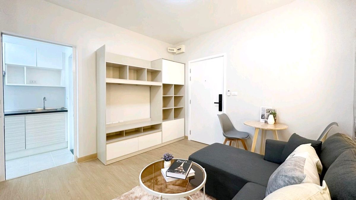 For SaleCondoPinklao, Charansanitwong : Stop the head.‼ ️ No need to hire a mechanic. You dont have to decorate the room by yourself. Save decoration budget We are ready to be ready. ✨️✨️ Book first. ✨️✨️ Free Down 🌳🌳 Unio Charan 3 (𝐔𝐧𝐢𝐨 𝟑 𝟑) 🌳🌳