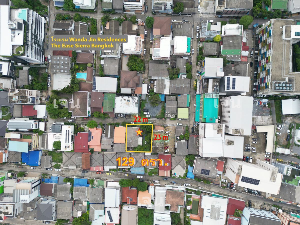 ขายที่ดินรัชดา ห้วยขวาง : ขายที่ดินห้วยขวาง ขายที่ดินซอยสุนทรศิริ ขายที่ดินซอยประชาราษฎร์บำเพ็ญ6 ขนาดที่ดิน 129 ตารางวา แปลงสวยมาก ทำเลดีมาก เหมาะแก่การลงทุน สร้างโรงแรม คอนโด หอพัก บ้านหรู หรือกิจการออฟฟิต ห่างจาก MRT ห้วยขวางเพียง 500 เมตรเท่านั้น