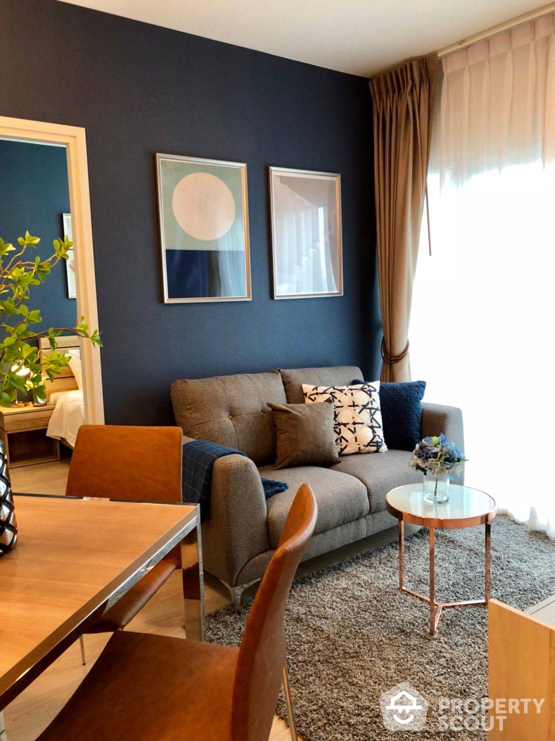 For SaleCondoRatchadapisek, Huaikwang, Suttisan : 2-BR Condo at Noble Revolve Ratchada 2 near MRT Thailand Cultural Centre