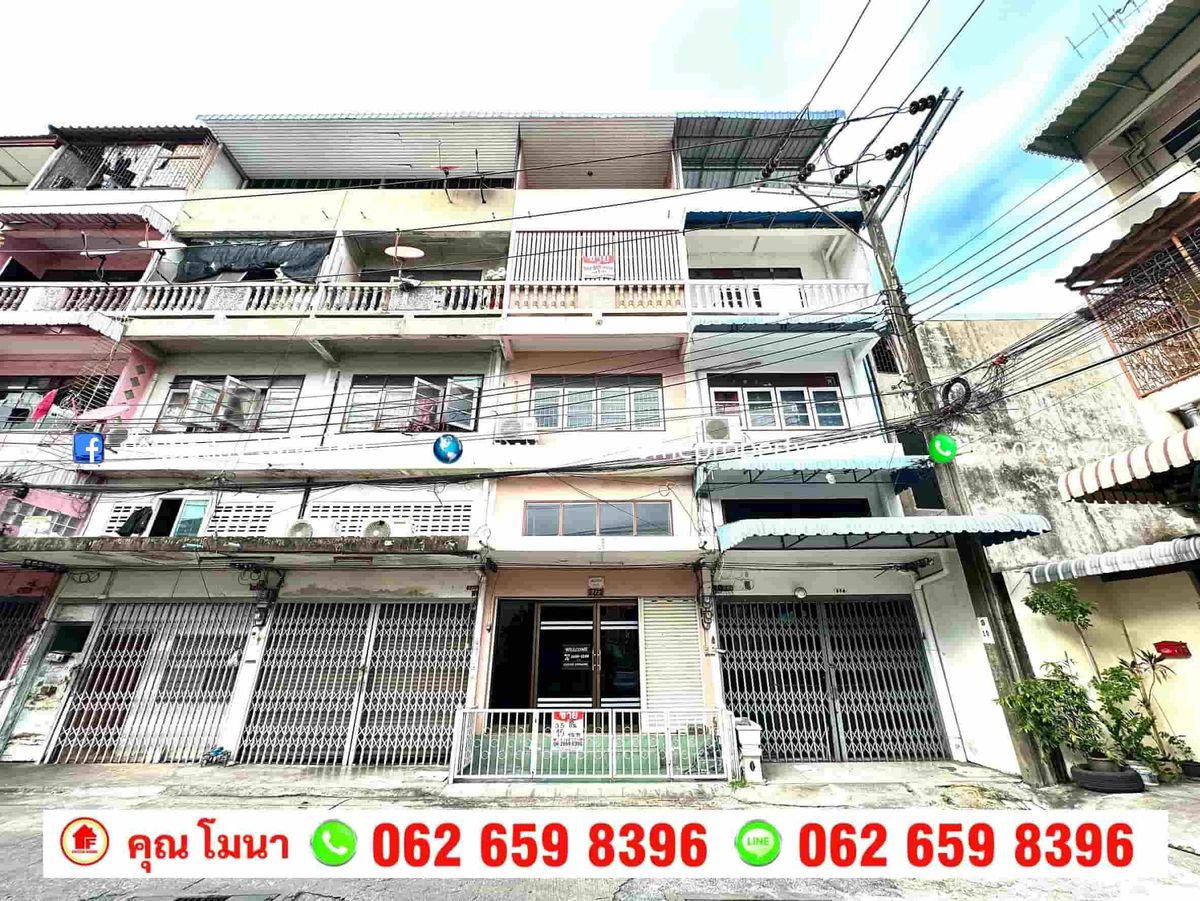ขายอาคารพาณิชย์ปิ่นเกล้า จรัญสนิทวงศ์ : ขาย ตึกแถว 3 ชั้นครึ่ง หมู่บ้านดีพร้อม ซอยจรัญสนิทวงศ์ 12