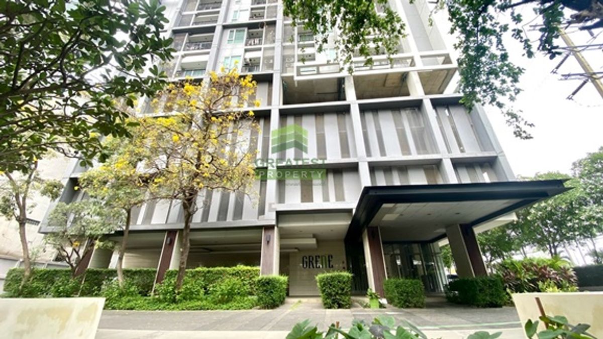 For SaleCondoChaengwatana, Muangthong : Grene Chaengwattana, Grene Chaengwattana Condominium, Urgent sale, Floor 12A, area 33.17 sqm.