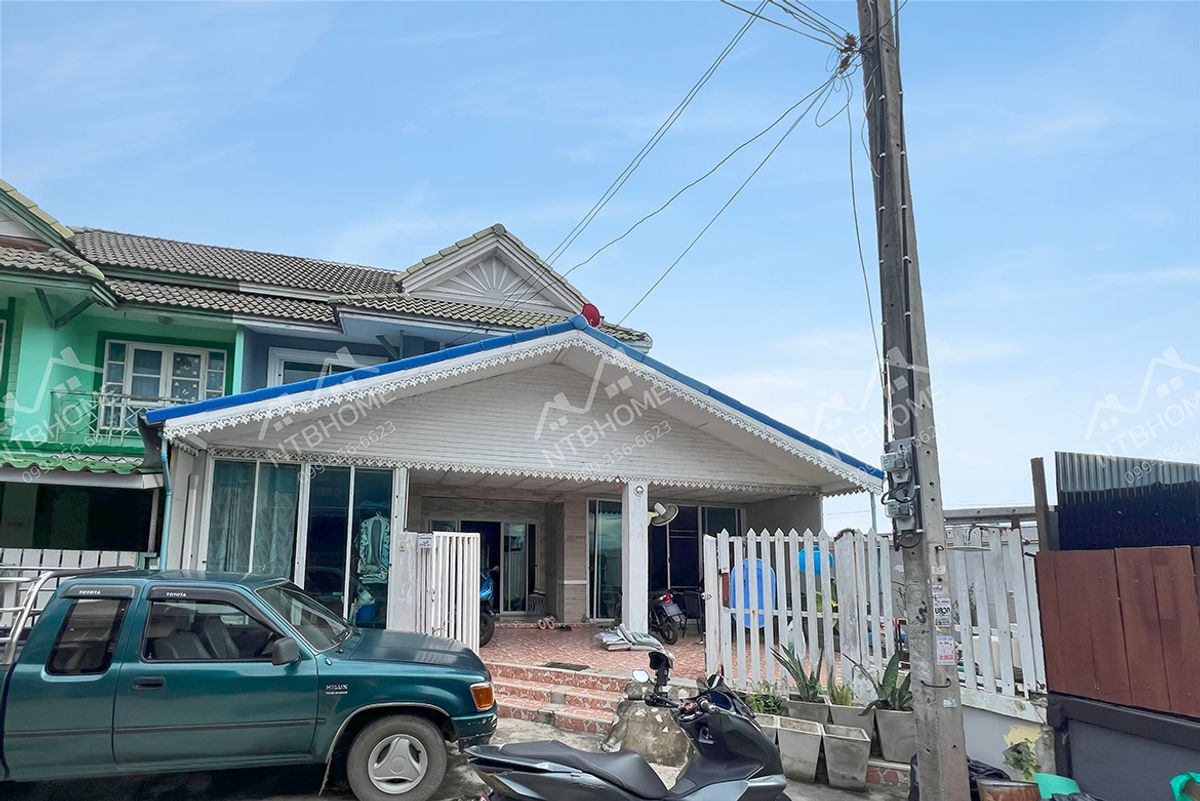 ขายทาวน์โฮมนนทบุรี บางใหญ่ บางบัวทอง : พฤกษา 14 บี บางบัวทอง แปลงมุม ต่อเติมครบ สภาพดี ในซอยวัดลาดปลาดุก
