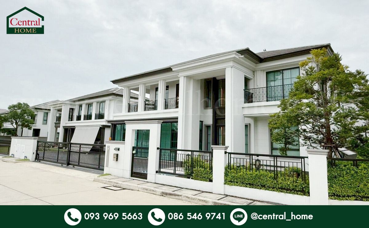 HousePathum Thani,Rangsit, Thammasat : Modern Setthasiri Detached House, Bangkok - Pathum Thani View Golf Course Panorama