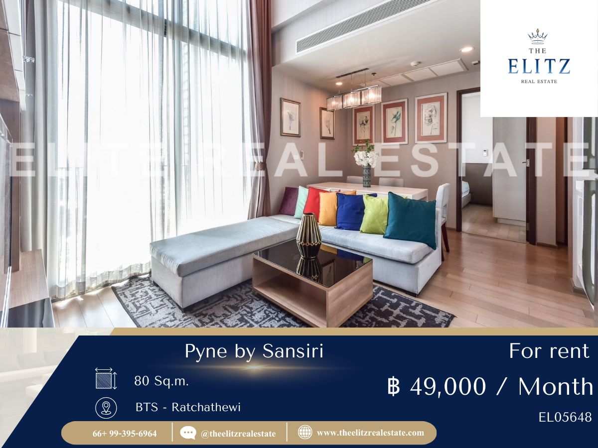 For RentCondoRatchathewi,Phayathai : ✨ Living a class at Pyne by Sansiri Duplex luxury in the center of the city in the premium location At a price that is worth more than expected 💯