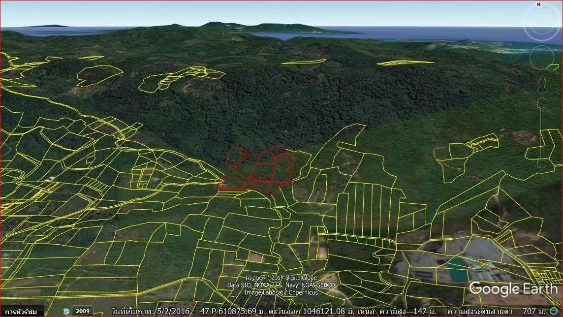 For SaleLandKoh Samui, Surat Thani : 🔥Urgent Sale🔥 Land on Koh Samui, rich in nature, waterfalls, streams, mountain and sea views (12 plots, not divided)