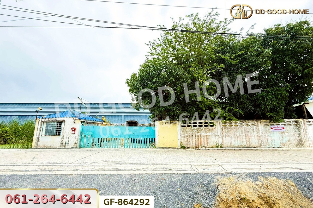 ขายที่ดินนนทบุรี บางใหญ่ บางบัวทอง : GF-864292 โกดังพร้อมออฟฟิศ บ้านกล้วย-ไทรน้อย 203 ตร.ว. นนทบุรี ใกล้เทศบาลพิมลราช