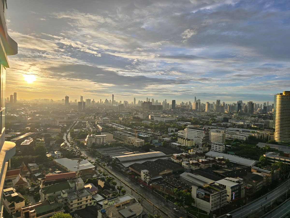 For SaleCondoRama3 (Riverside),Satupadit : Sell ​​high riae condo, resort style, 28th floor, C 99.87 sqm. The room has never been in the River Rama 3 view.