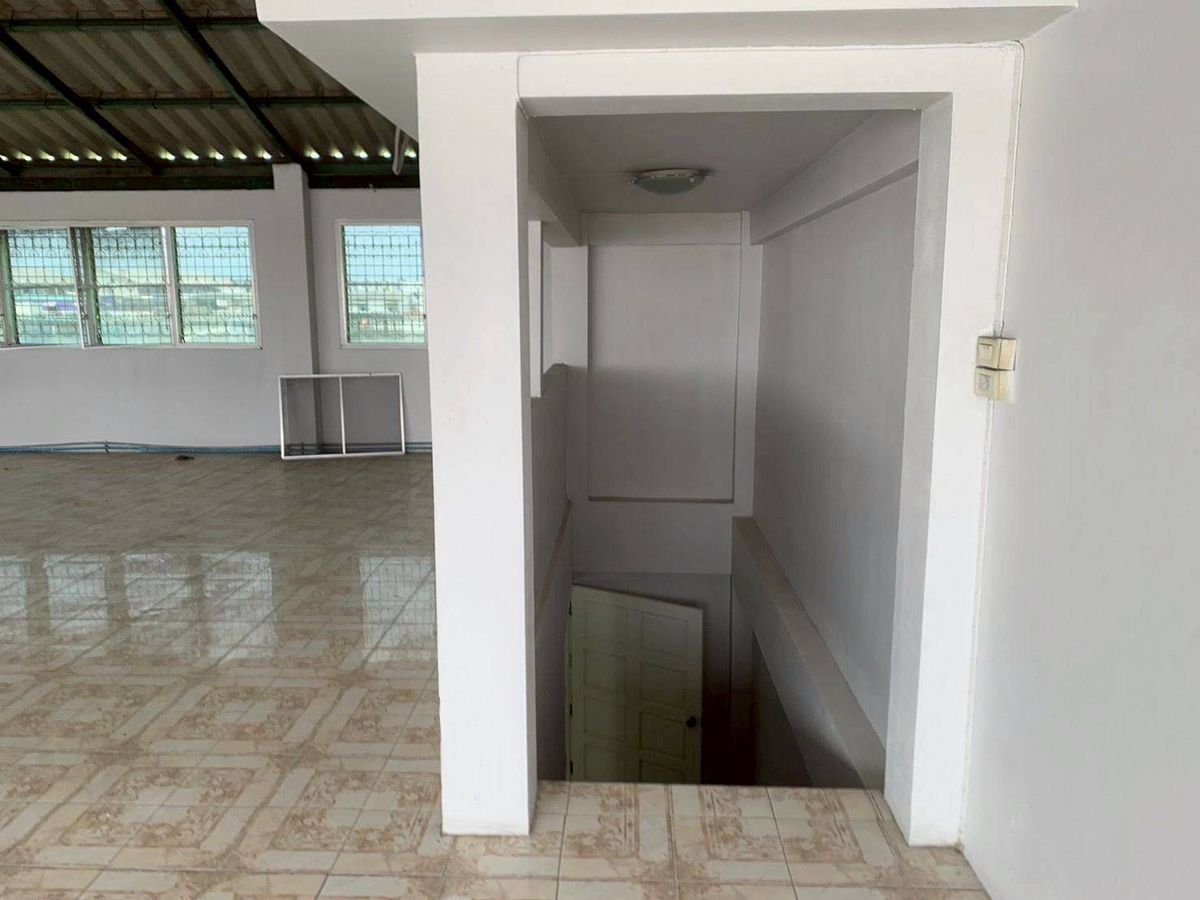 For RentShop HouseNonthaburi, Bang Yai, Bangbuathong : Rent a 3 -story commercial building + roof on the main road, Bang Yai City Excellent trading location (N.1722)