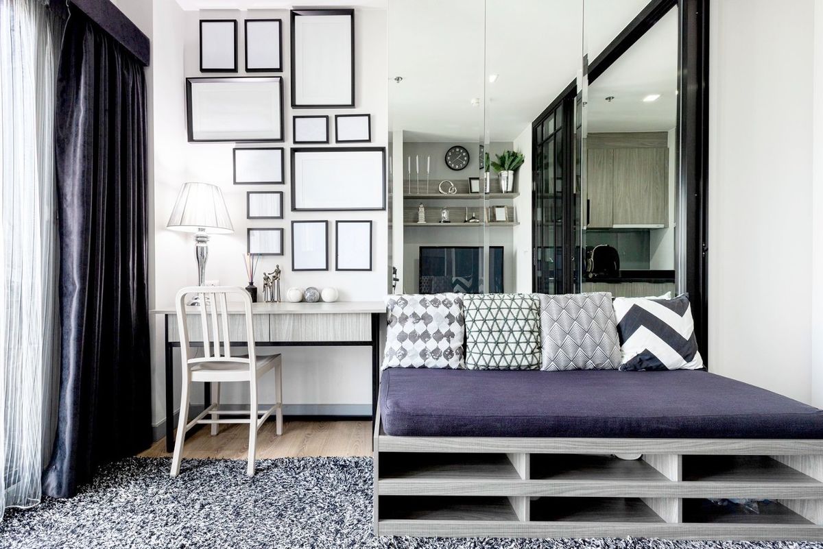 ขายคอนโดลาดพร้าว เซ็นทรัลลาดพร้าว : ขาย คอนโด Chapter One Midtown ลาดพร้าว 24 ห้องมุม 32 ตรม. ตกแต่งสวย เฟอร์นิเจอร์ครบ