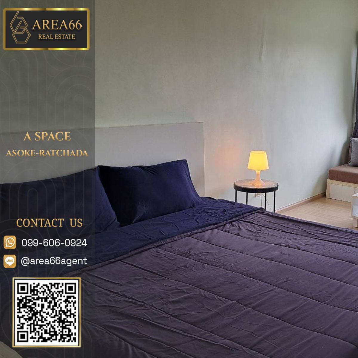 For RentCondoRama9, Petchburi, RCA : 🔥 Condo for rent A Space Asoke-Ratchada