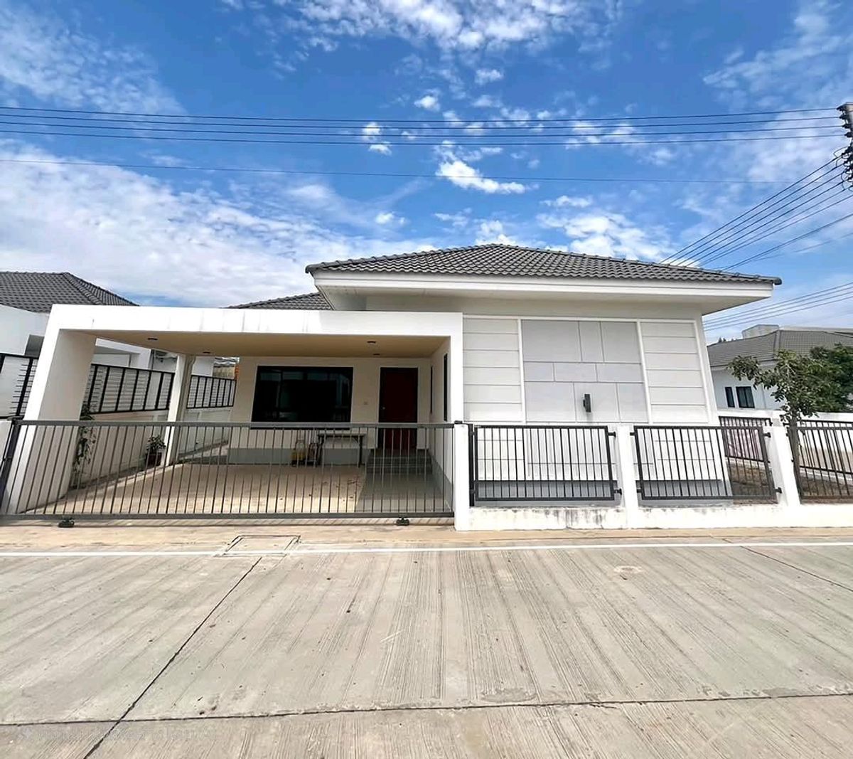 ขายบ้านโคราช นครราชสีมา : ขายบ้านเดี่ยว ชั้นเดียว หมู่บ้านจัดสรร