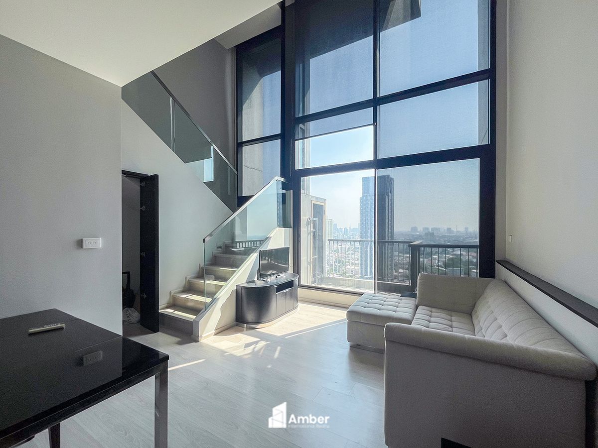 ให้เช่าคอนโดอ่อนนุช อุดมสุข : ปล่อยเช่า Rhythm Sukhumvit 44/1 (Duplex) ราคา 32,000 บาท