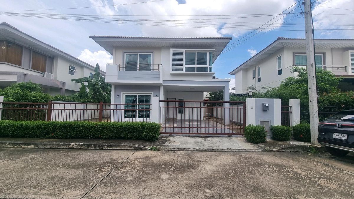 ขายบ้านปทุมธานี รังสิต ธรรมศาสตร์ : ใกล้โรงเรียนอินเตอร์​ สังคมหมู่บ้าน​เพื่อนบ้านดี
หมู่บ้าน ศุภาลัย การ์เด้นวิลล์ 
รังสิต คลอง 2 

