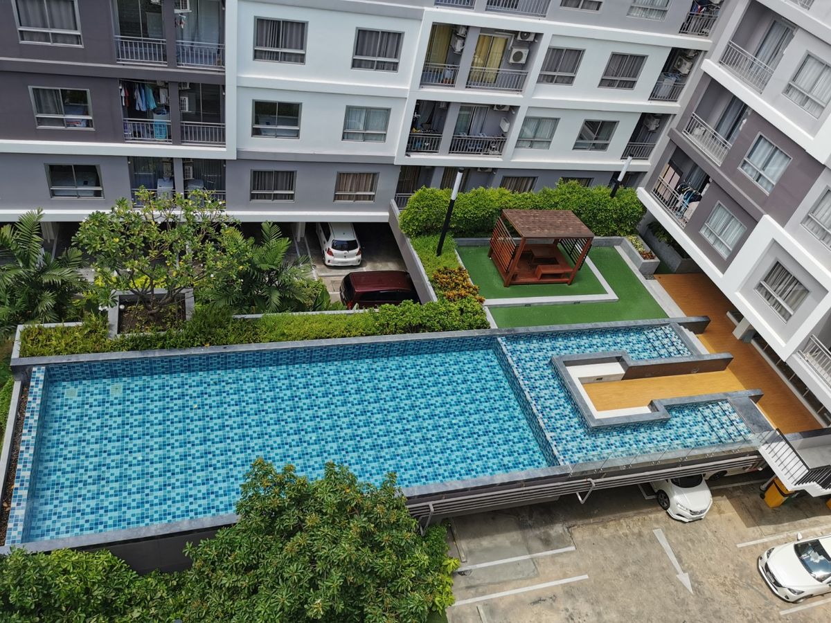 ให้เช่าคอนโดอยุธยา : ให้เช่าด่วน❗ พลัสคอนโด อยุธยา ตรงข้ามตลาดแกรนด์ ห้องวิวสระ วิวสูง เฟอร์นิเจอร์ครบ พร้อมเข้าอยู่ได้เลย🌟
