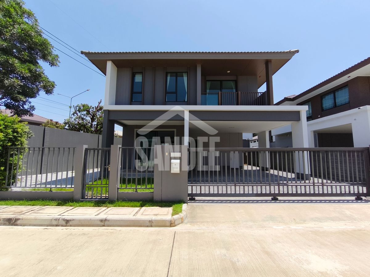 For SaleHousePathum Thani,Rangsit, Thammasat : 2 -storey detached house, Saran Siri Rangsit Project (behind the corner)