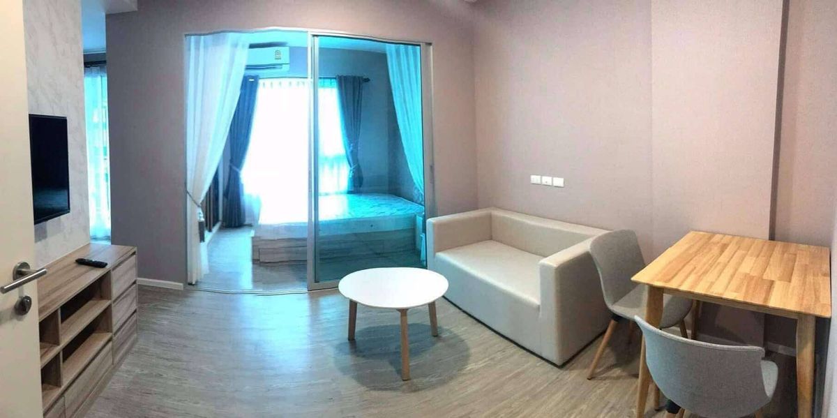 ให้เช่าคอนโดวิภาวดี ดอนเมือง หลักสี่ : 🚨ให้เช่าด่วน! (2575) Happy Condo Donmueang แฮ็ปปี้ คอนโด ดอนเมือง ห้องใหม่ แต่งสวย แต่งครบ ราคาดี 8,000 แอดไลน์ @metroestate