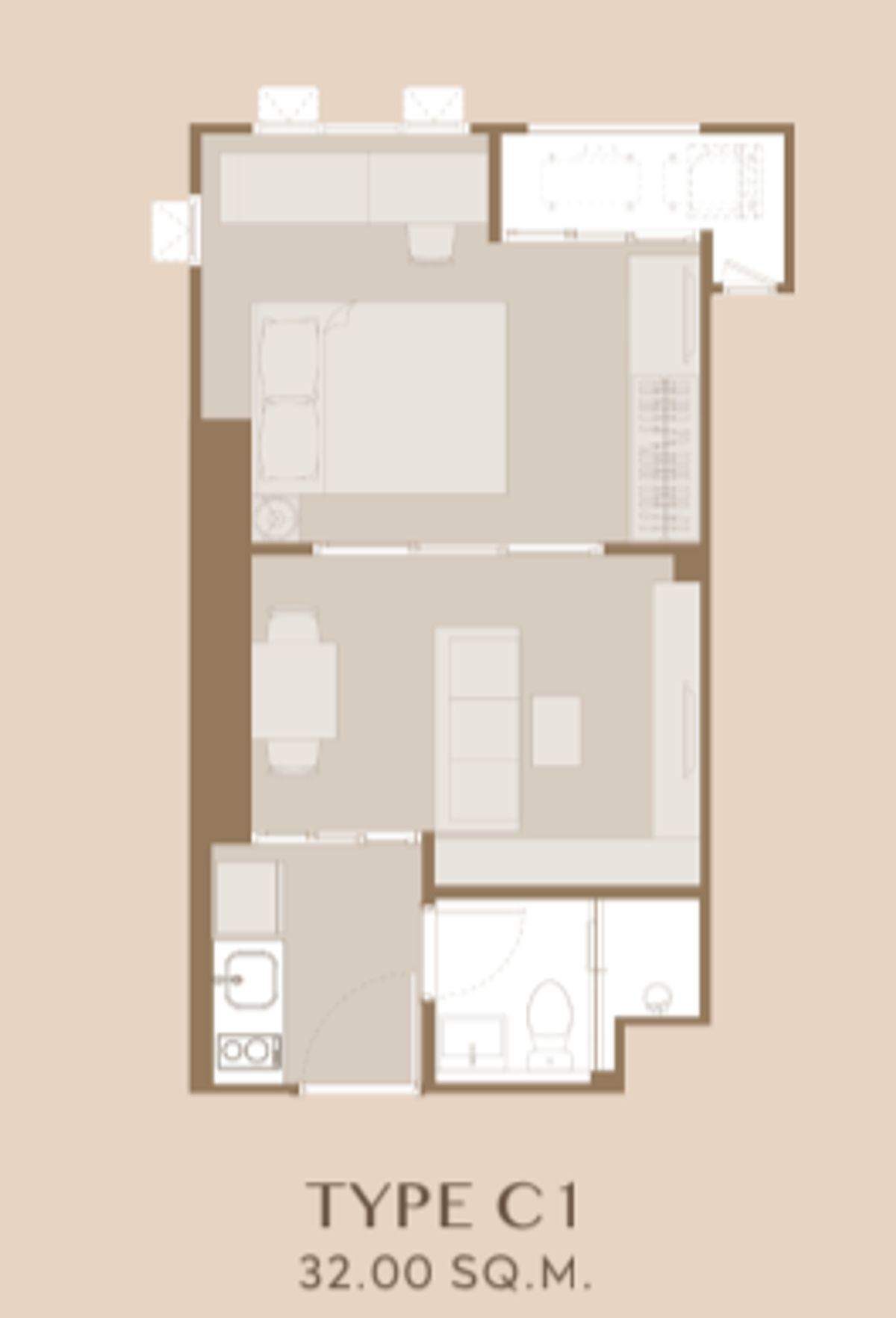 For SaleCondoOnnut, Udomsuk : 🌟 Condo down for sale, rare corner room, near BTS On Nut, just 200 meters! 🌟