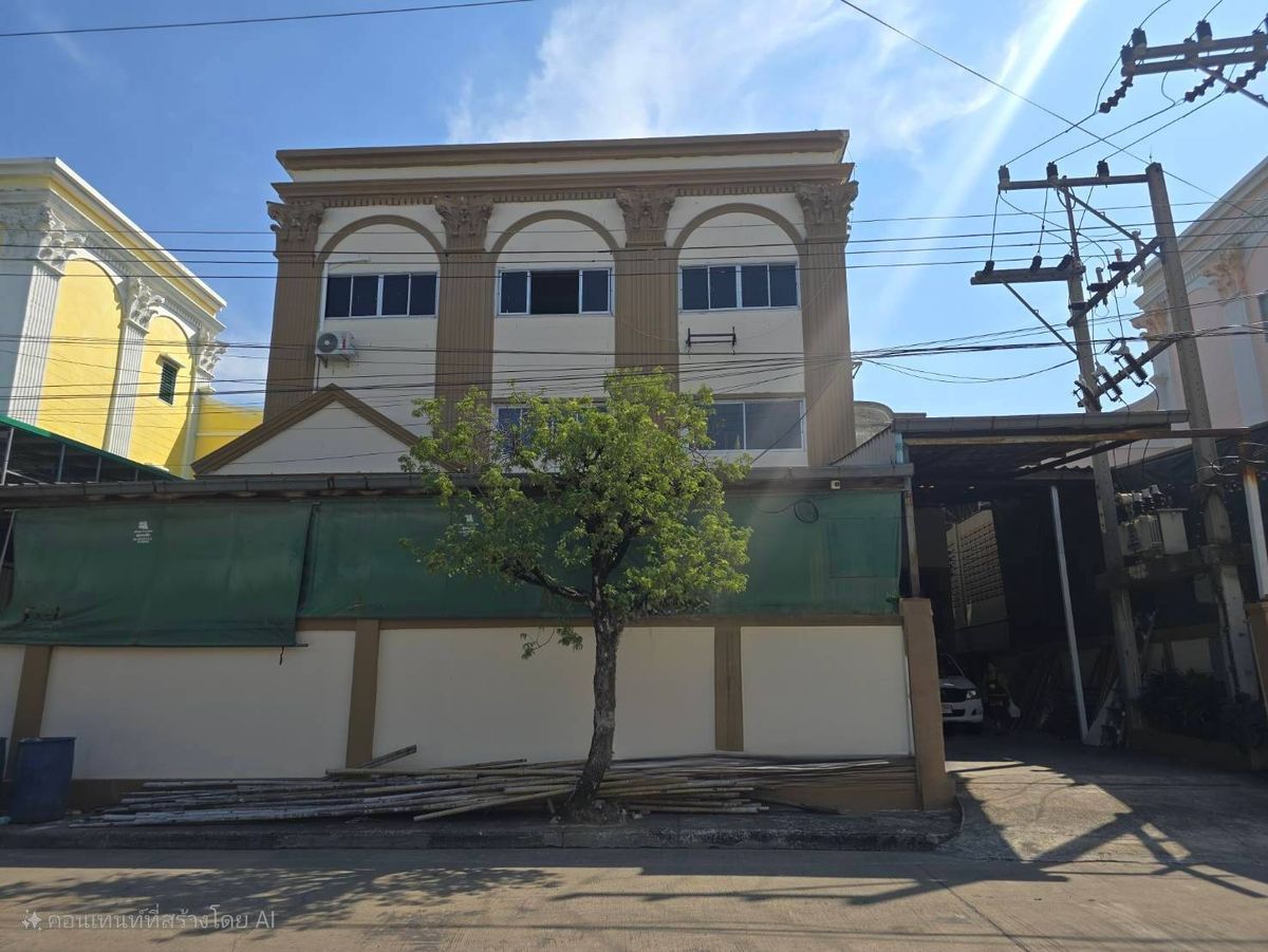 For SaleWarehouseMahachai Samut Sakhon : Sell ​​3 -story factory, area 225 sq.w.