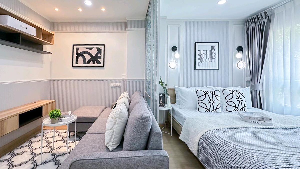 For SaleCondoPattanakan, Srinakarin : 💎 Beautiful room, clean, ready & quot; Lumpini & quot; on the golden location ⚡️ next to the Phatthanakan Rd. Tangible price! 👏👏👏