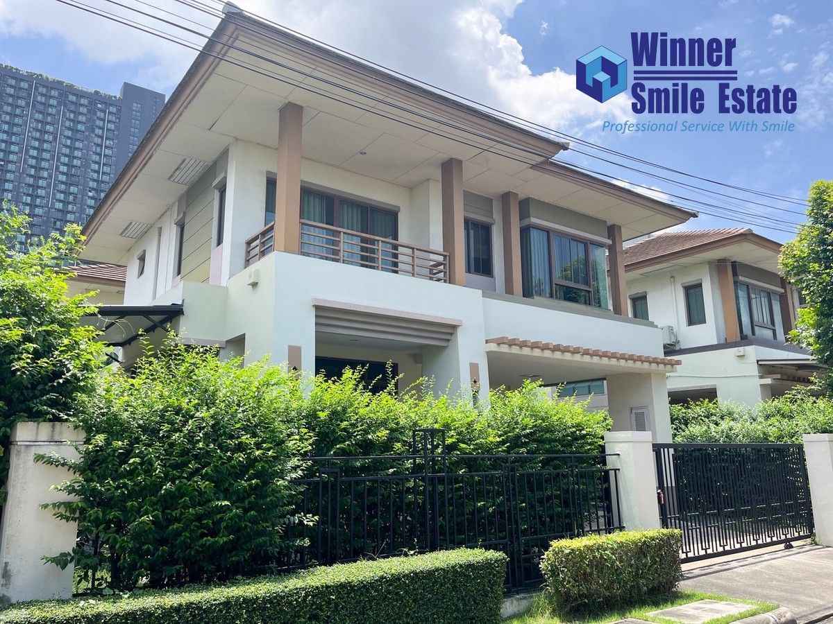 For RentHouseBangna, Bearing, Lasalle : Single house for rent Setsiri Bangna-Wongwaen Setthasiri Bangna-Wongwaen Soi Ratchawinit Bangkaew near Mega Bangna