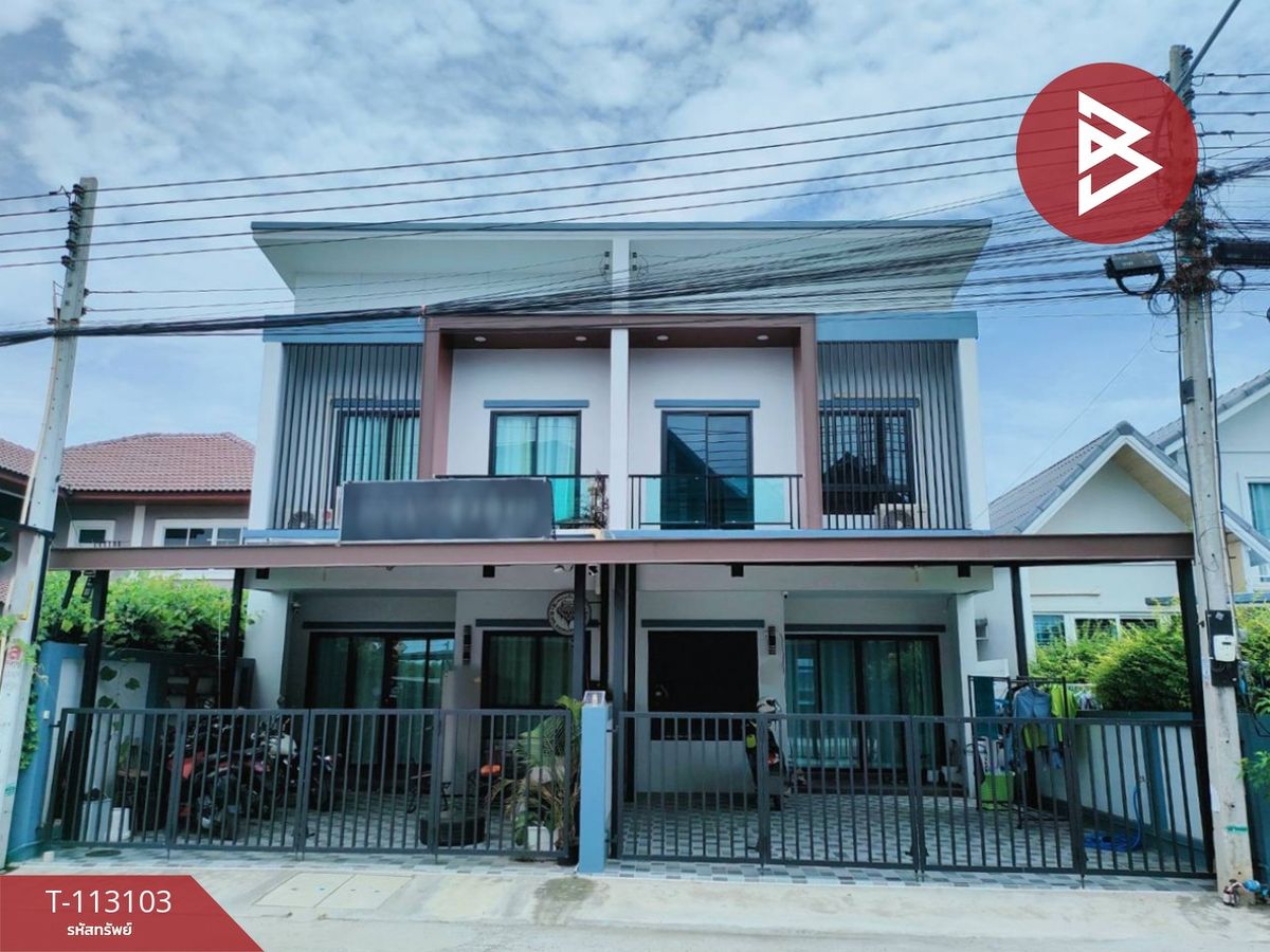 ขายทาวน์โฮมฉะเชิงเทรา : ขาย/เช่าทาวน์เฮ้าส์ 2 ชั้น เนื้อที่ 25.4 ตร.วา ถ.บางนา-ตราด บางปะกง ฉะเชิงเทรา