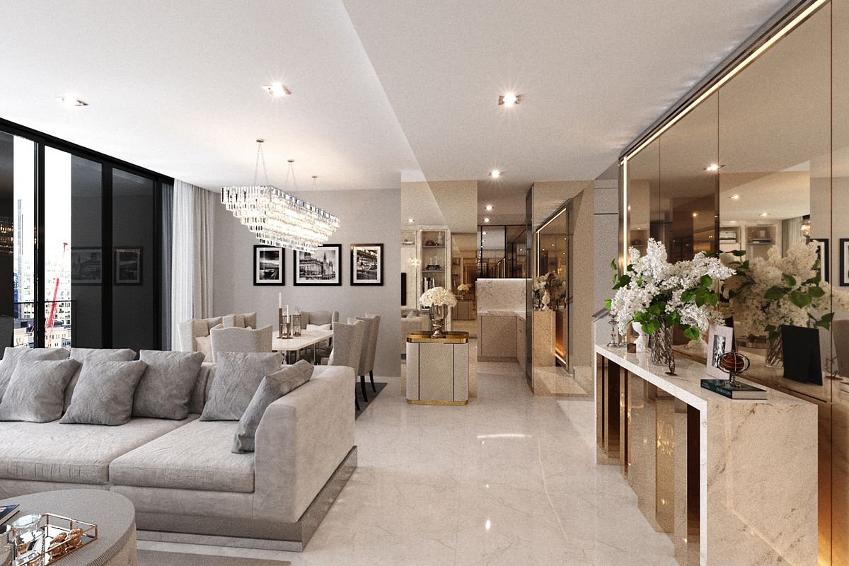 ให้เช่าคอนโดวิทยุ ชิดลม หลังสวน : ให้เช่าห้อง Duplex - Noble Ploenchit ราคา 220,000 บาท [MKr250613]