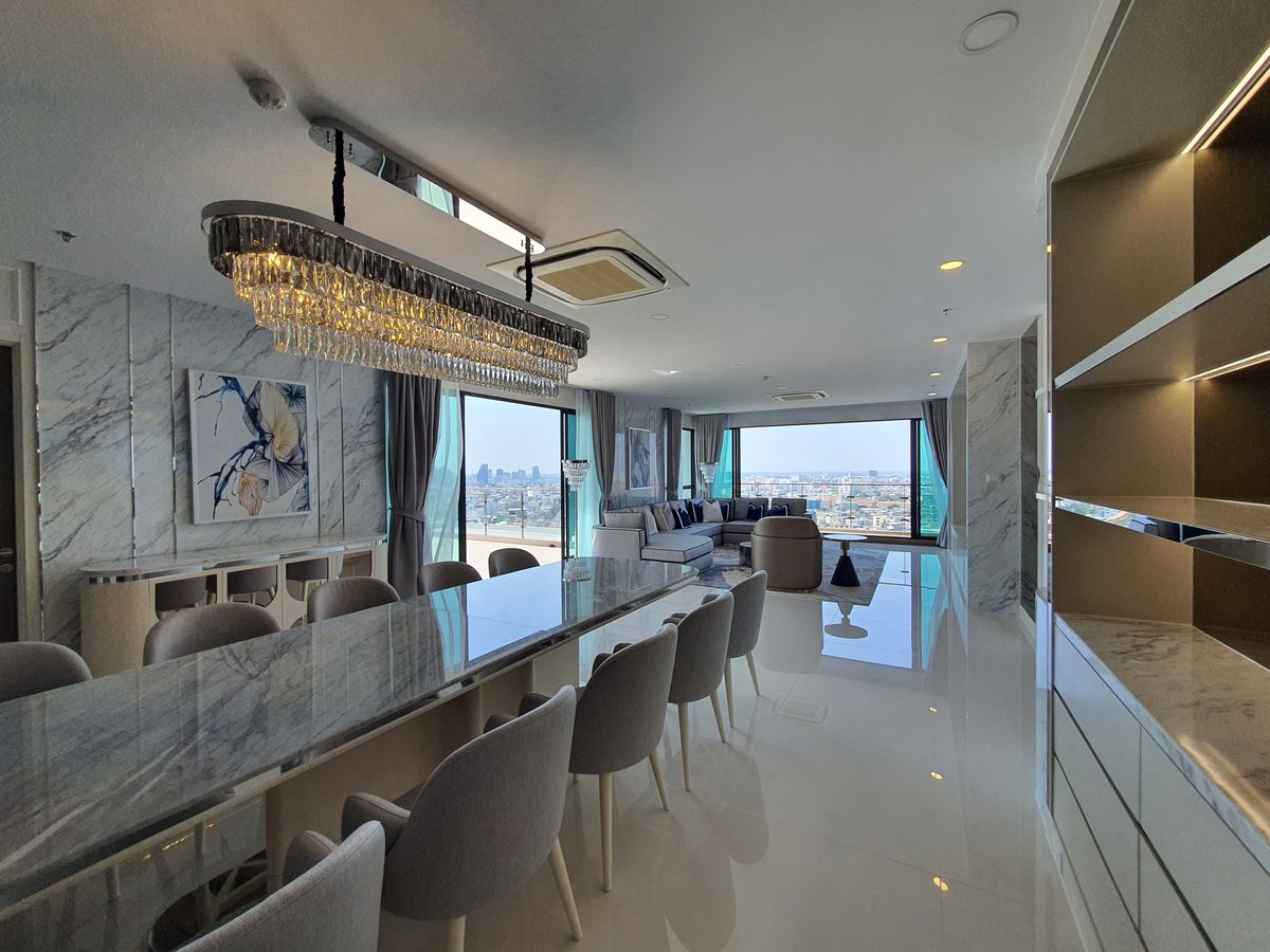 For RentCondoWongwianyai, Charoennakor : Penthouse for rent - Supalai Premier Charoen Nakhon Price 350,000 baht [MKr250615]