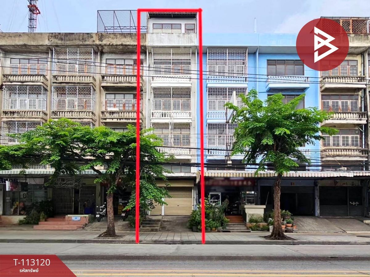 For SaleShop HousePattanakan, Srinakarin : Commercial building for sale, area of ​​40 square wah, Suan Luang, Bangkok