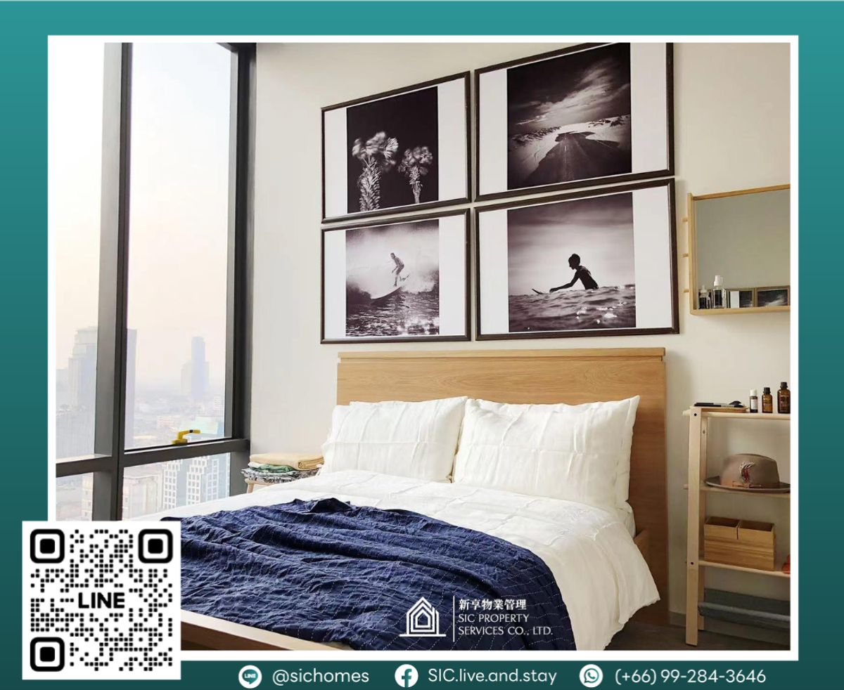 ให้เช่าคอนโดสีลม ศาลาแดง บางรัก : คอนโดให้เช่า Ashton Silom ห้อง 186/247 ขนาด 32sqm ห้องแต่งพร้อมอยู่🎉🎉