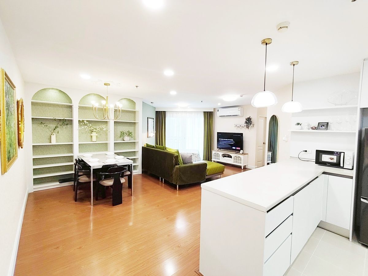 ให้เช่าคอนโดพระราม 9 เพชรบุรีตัดใหม่ RCA : LTH12601 - Belle Grand Rama 9 Condo FOR RENT Size 96 sqm. 2 beds 2 baths Near MRT Rama 9 Station ONLY 55K/Month