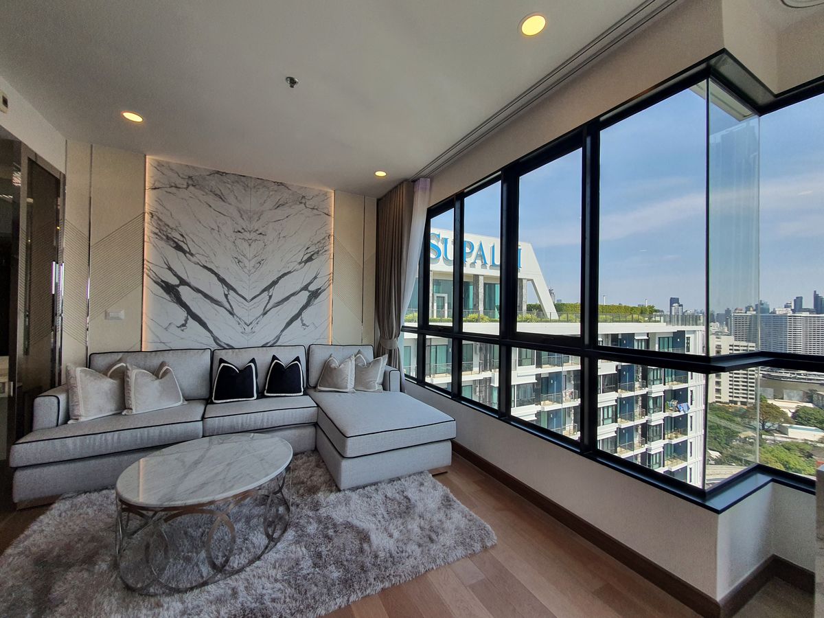 For RentCondoWongwianyai, Charoennakor : Penthouse for rent - Supalai Premier Charoen Nakhon Price 350,000 baht [MKr250615]