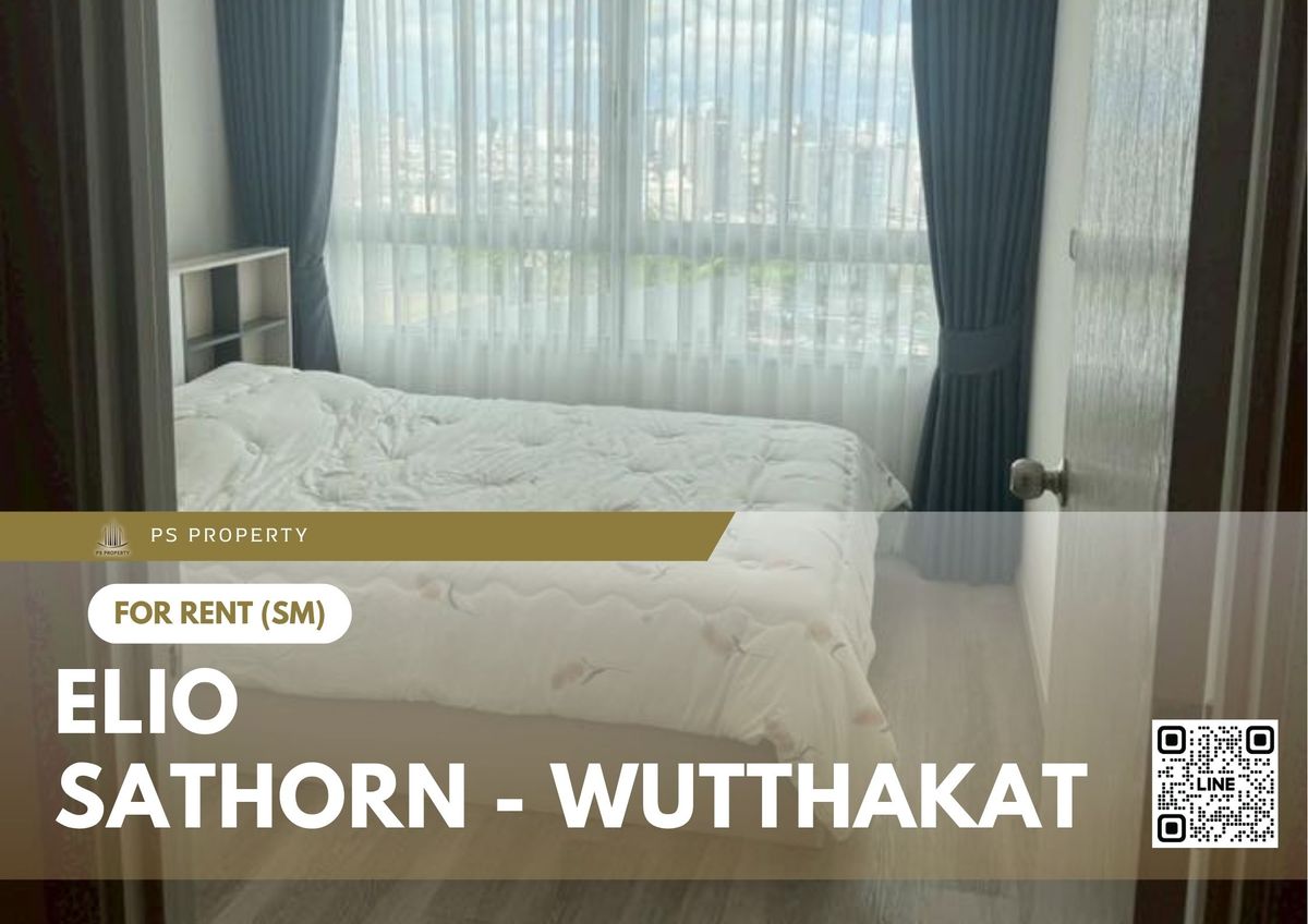 ให้เช่าคอนโดท่าพระ ตลาดพลู วุฒากาศ : ให้เช่า ✨Elio Sathorn - Wutthakat ✨ เฟอร์นิเจอร์ และ เครื่องใช้ไฟฟ้าครบ ใกล้ BTS วุฒากาศ