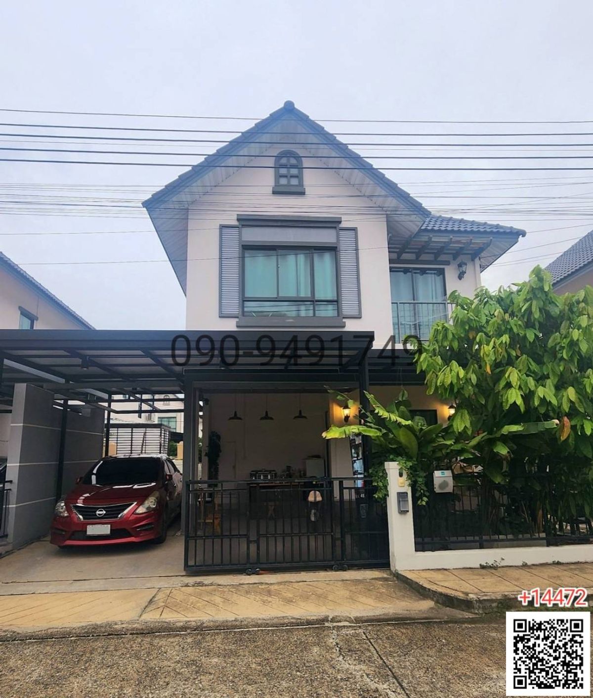 ให้เช่าบ้านบางนา แบริ่ง ลาซาล : เช่า ทาวน์เฮ้าส์ 2 ชั้น  โมดิ วิลล่า บางนา ใกล้ สุวรรณภูมิ