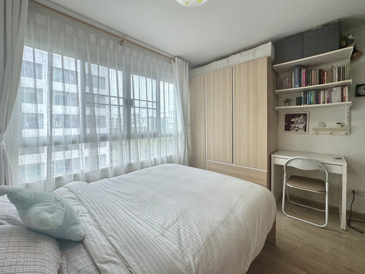 For SaleCondoOnnut, Udomsuk : Urgent sale 🔥 Elio Del Ray 🔥 Fully furnished and electric appliances, near BTS Udomsuk