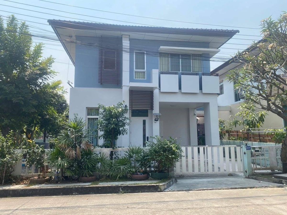 ขายบ้านนวมินทร์ รามอินทรา : ขายบ้านเดี่ยว 2 ชั้น หมู่บ้านพร้อมพัฒน์ กรีนโนวา ถนนปัญญาอินทรา เลียบคลองสอง คลองสามวา