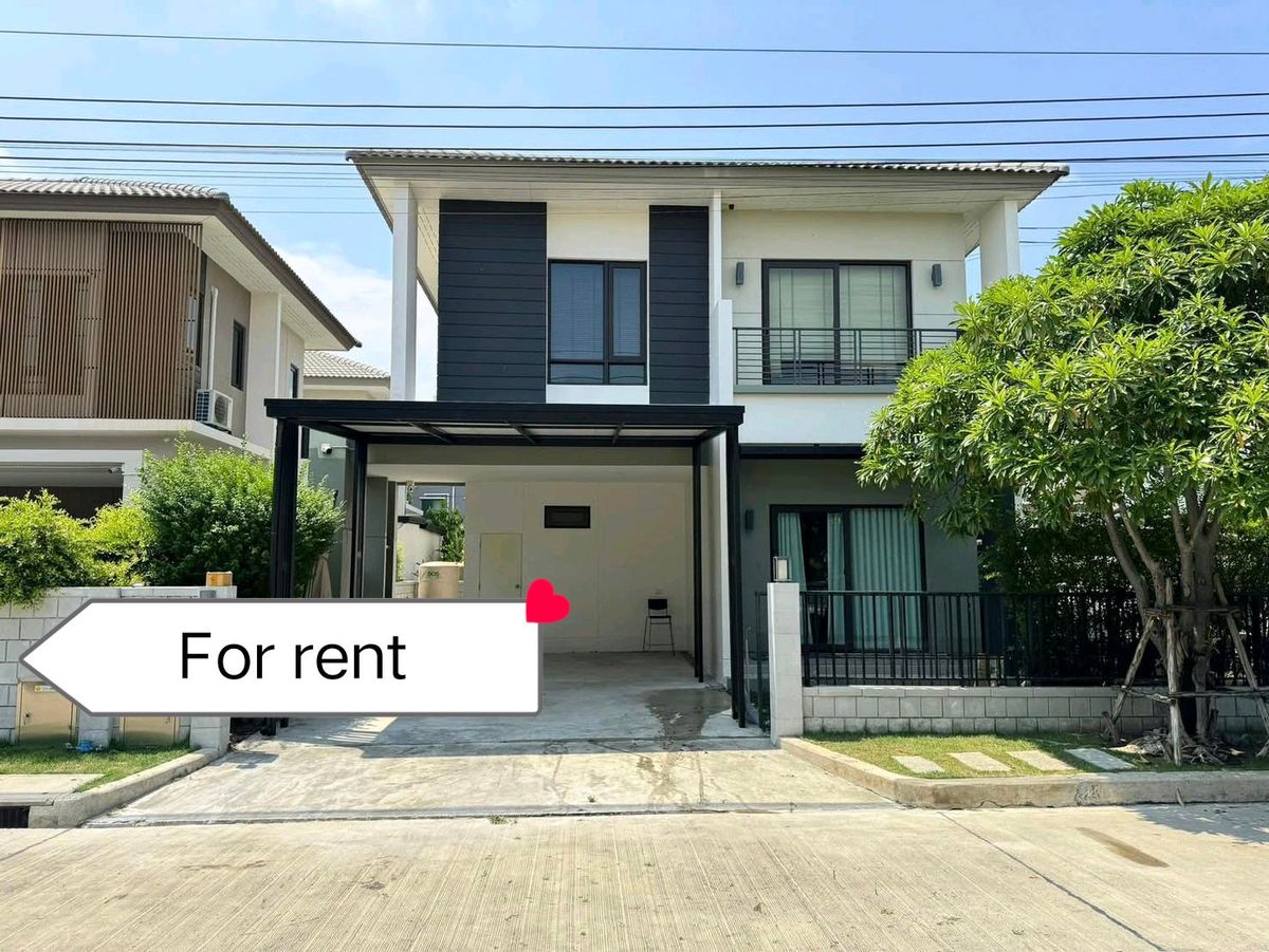 ให้เช่าบ้านบางนา แบริ่ง ลาซาล : Available 🔥🔥 House for rent Centro Bangna KM.7 🔥🔥Next to Mega Bangna 