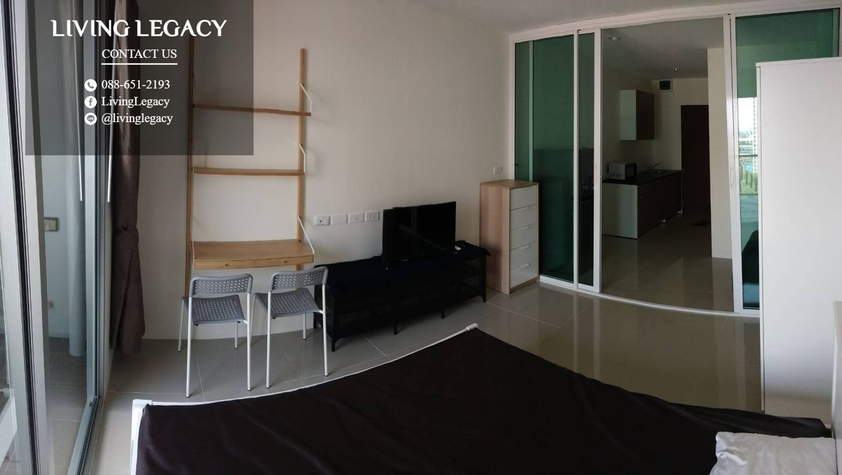 For RentCondoPattanakan, Srinakarin : SX6SG2 Condo for Rent Asakan Place Srinakarindra 27 sq.m. Floor 13 Line ID: @livingLegacy