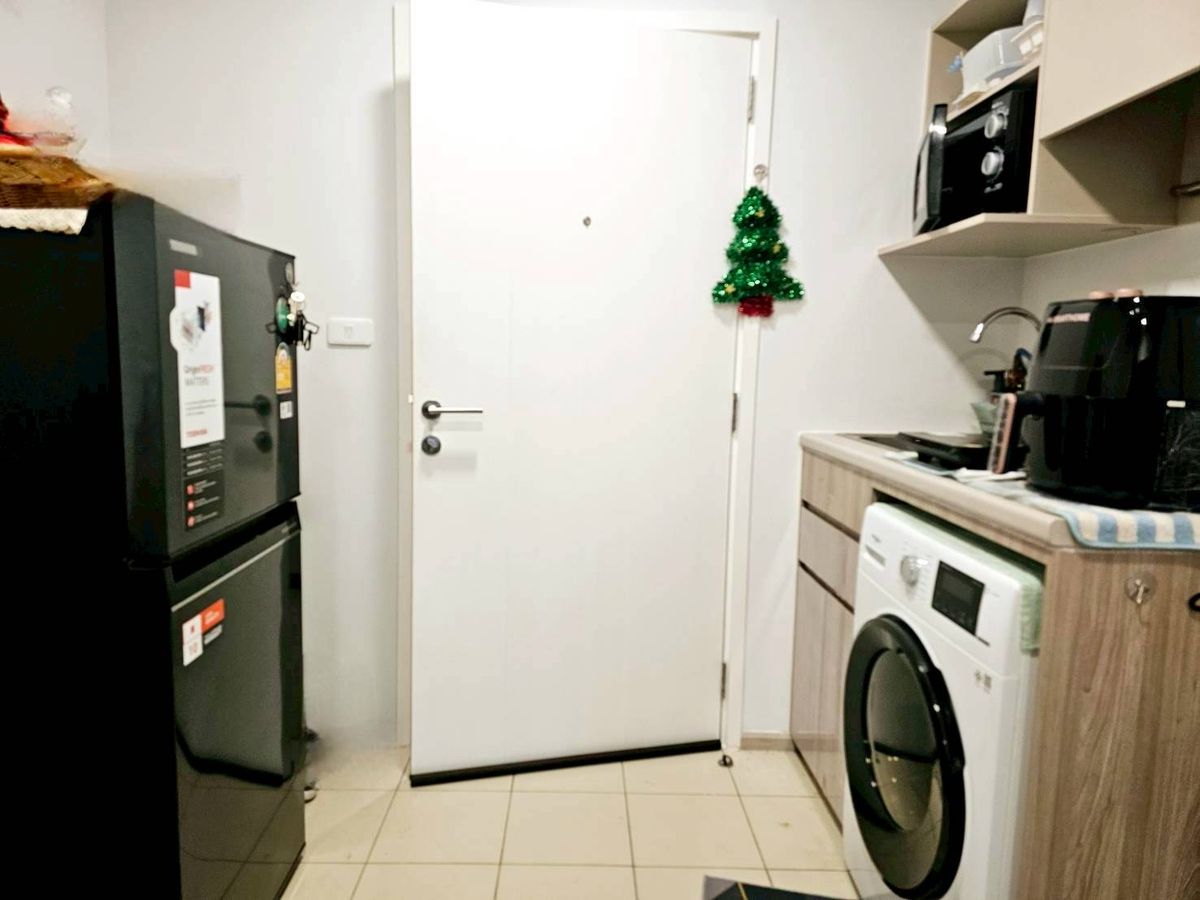 For RentCondoOnnut, Udomsuk : Plum Sukhumvit 62 🚝 BTS Punnawithi Rental 13,000 baht/month Room 1 Bed Size 28.76 sq.m.