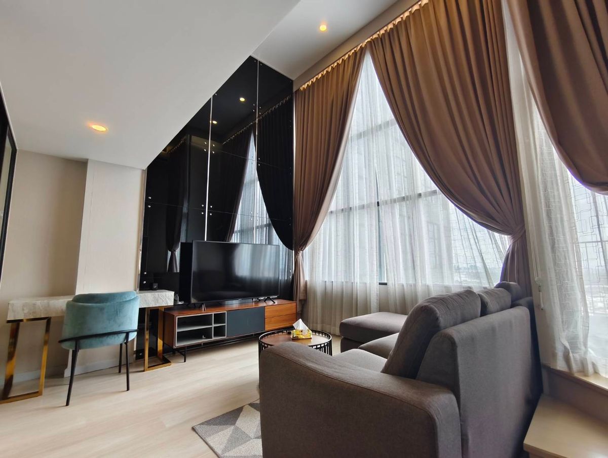 For RentCondoSathorn, Narathiwat : OMG064  < Available 15-Jun-25 >  Nice Duplex unit - near Sathorn [ Knightsbridge Prime Sathorn ]
