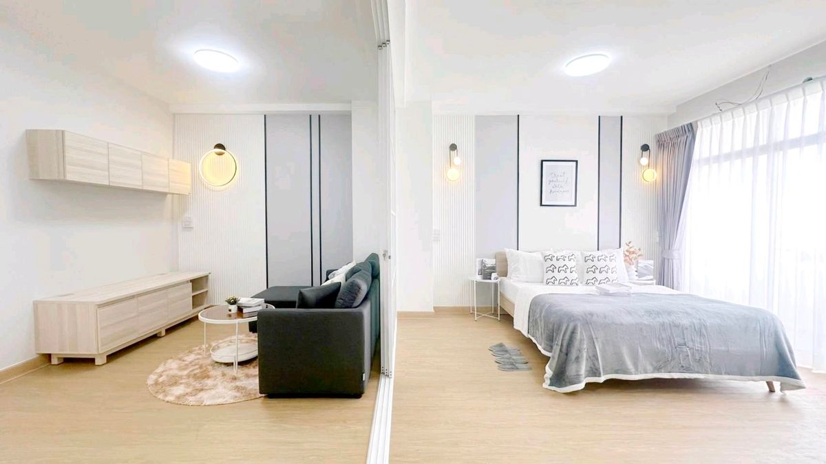 For SaleCondoPattanakan, Srinakarin : Stay comfortably without having to squeeze the function. It will work. Will be easy to rent Because the location is the best near the expressway near the train! 🌳 Thai Narong Tower Project 🌳