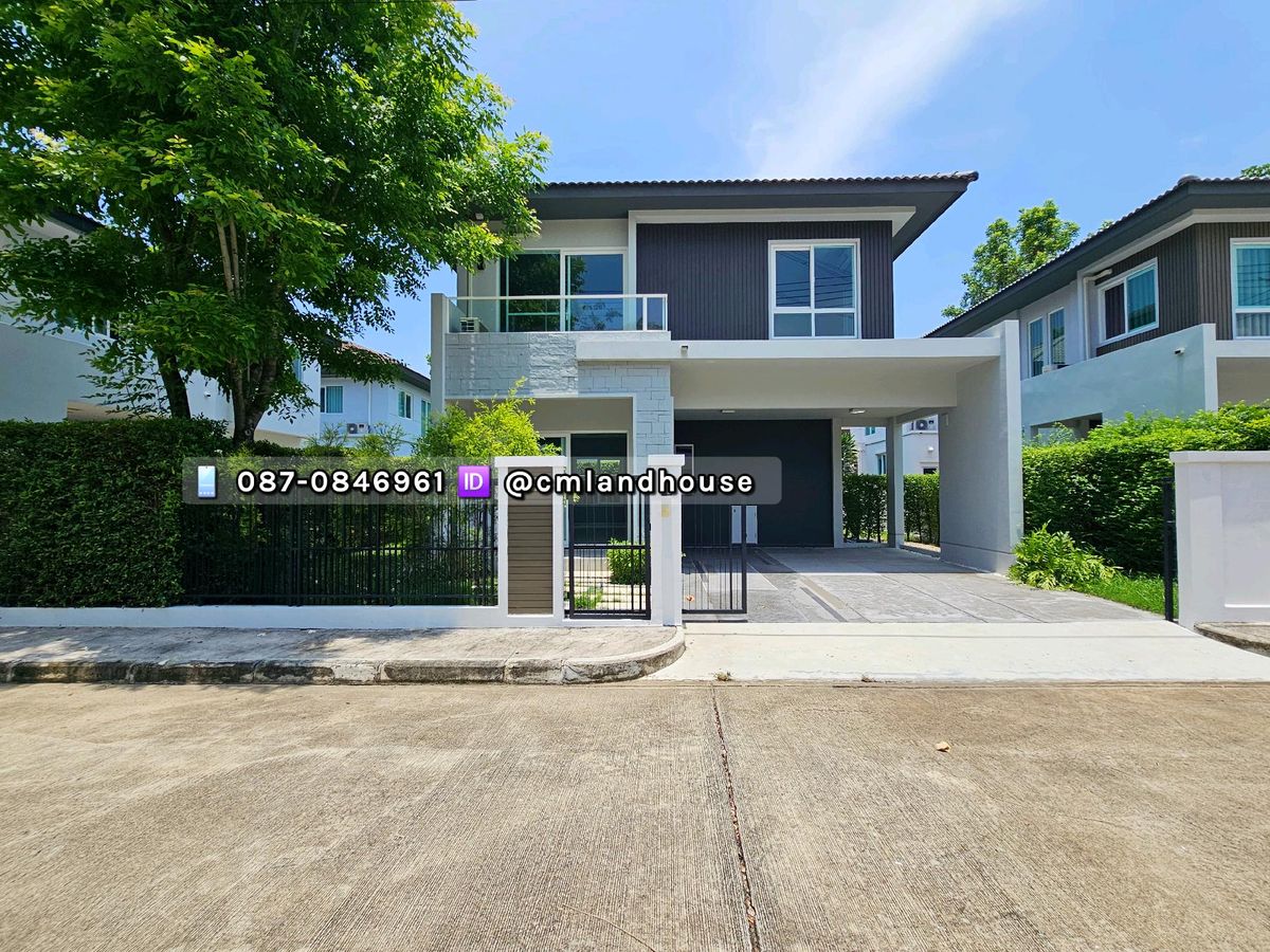 For SaleHouseChiang Mai : Sell ​​loss! From 5.79 million to 4,990,000, new beautiful house Land and House Vali Sankampang Closer to the city, 2 km, cheaper than nearly millions of projects.
