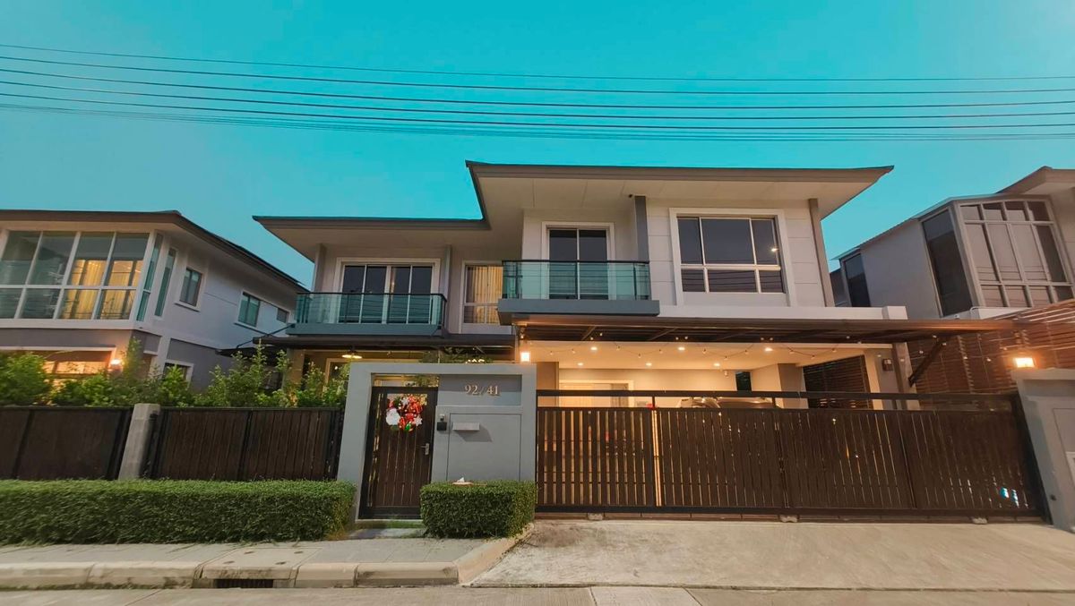 ขายบ้านแจ้งวัฒนะ เมืองทอง : 🏠 ขายบ้านเดี่ยว The Palm Chaengwattana เฟอร์ครบพร้อมอยู่
