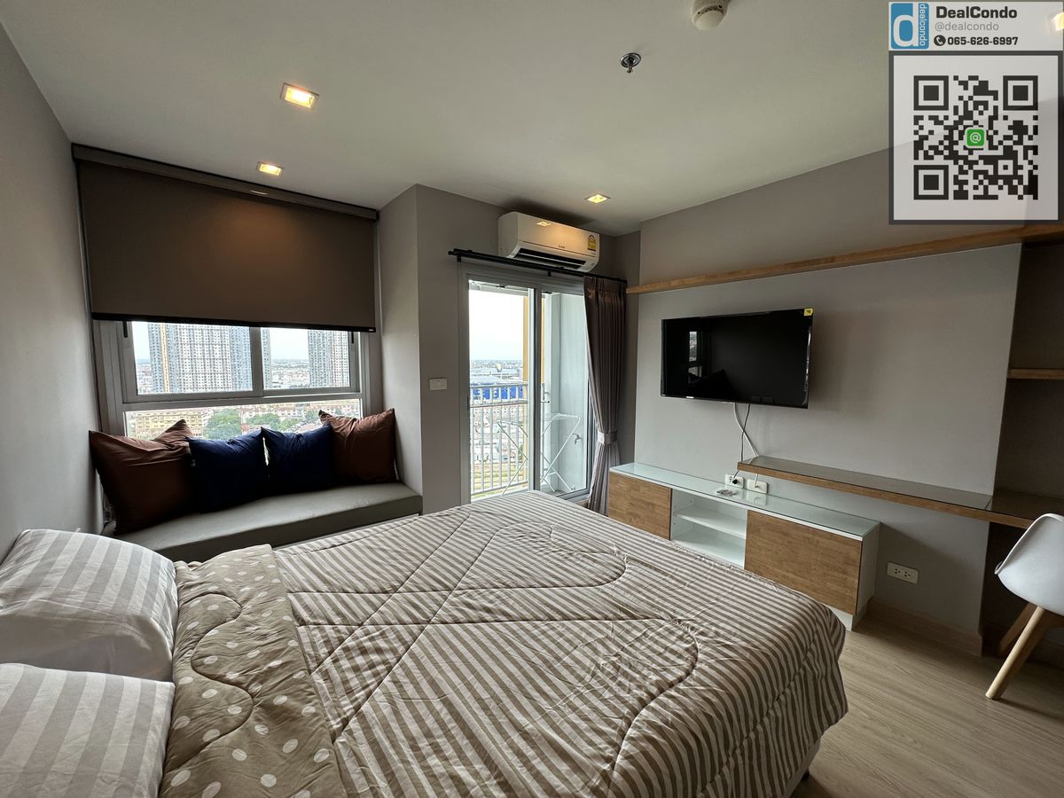 For RentCondoNonthaburi, Bang Yai, Bangbuathong : Casa004-Condo Rental @MRT Three Bang Yai Intersection, Floor 21, Tel 065-626-6997