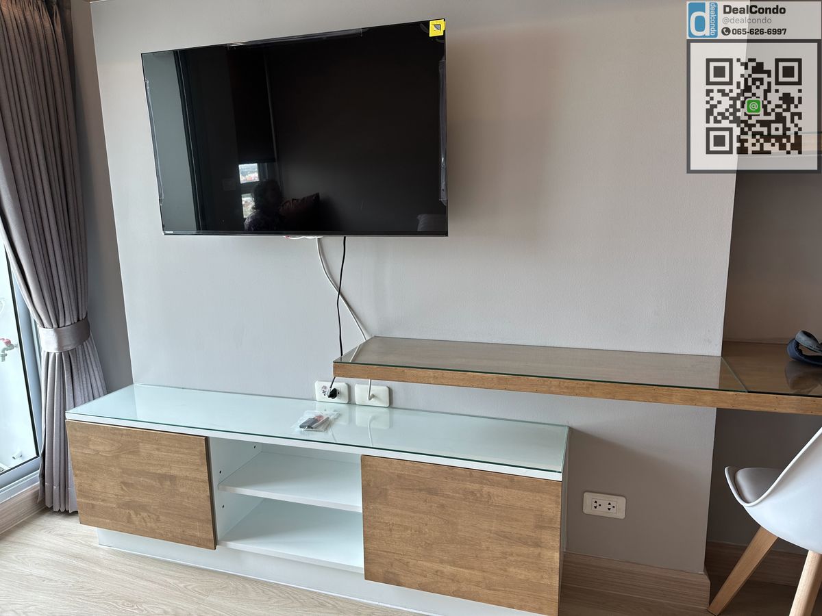 For RentCondoNonthaburi, Bang Yai, Bangbuathong : Casa004-Condo Rental @MRT Three Bang Yai Intersection, Floor 21, Tel 065-626-6997