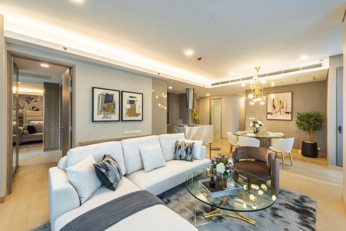 For SaleCondoKhlongtoei, Kluaynamthai : 📢 Luxury Penthouse with 5-Star Hotel Services and Stunning Benjakitti Park View, nice modern decoration