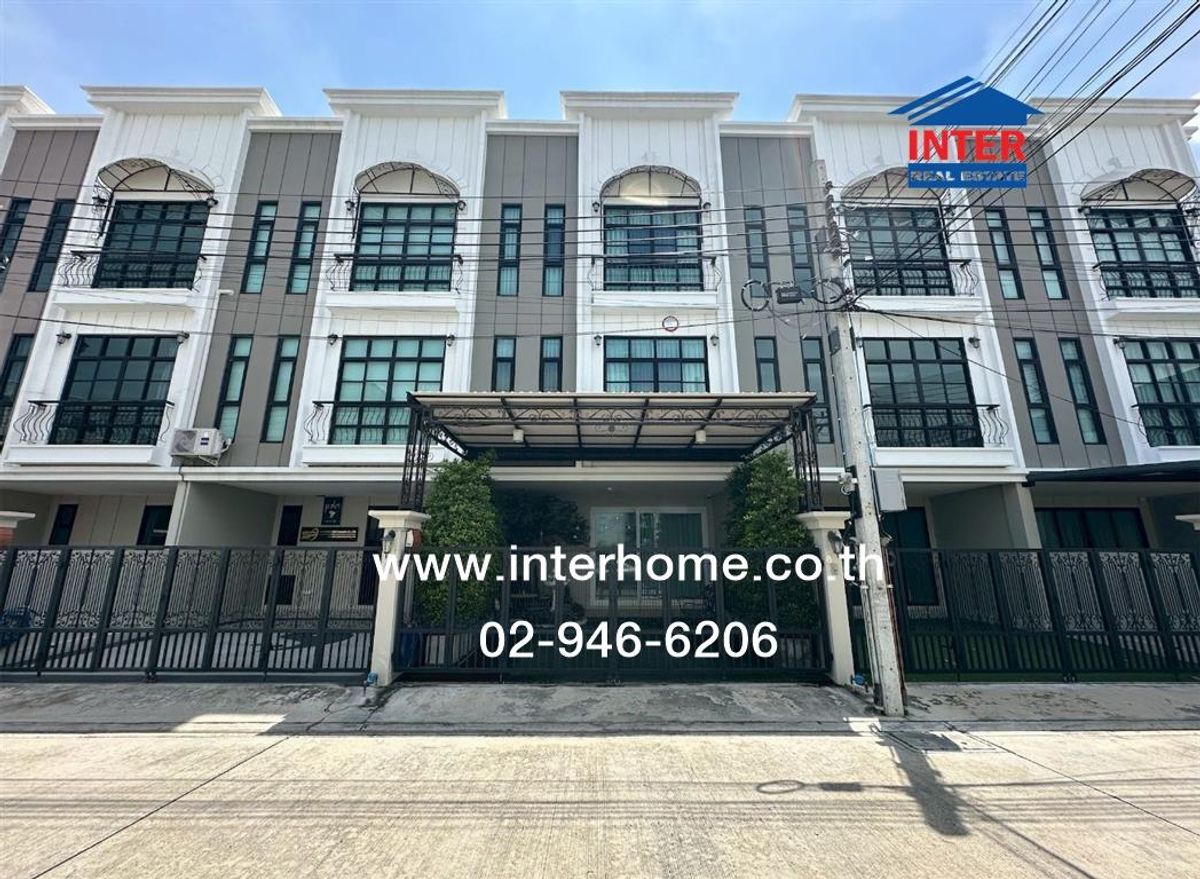 ขายทาวน์โฮมนวมินทร์ รามอินทรา : ทาวน์โฮม 3 ชั้น 24.7 ตร.ว. หมู่บ้านอิเธอร์นิตี้ ทาวน์พริมโรส วัชรพล ระหว่างซอยสุขาภิบาล5 ซ.90-92 ถนนสุขาภิบาล5 ถนนรามอินทรา เขตสายไหม กรุงเทพมหานคร