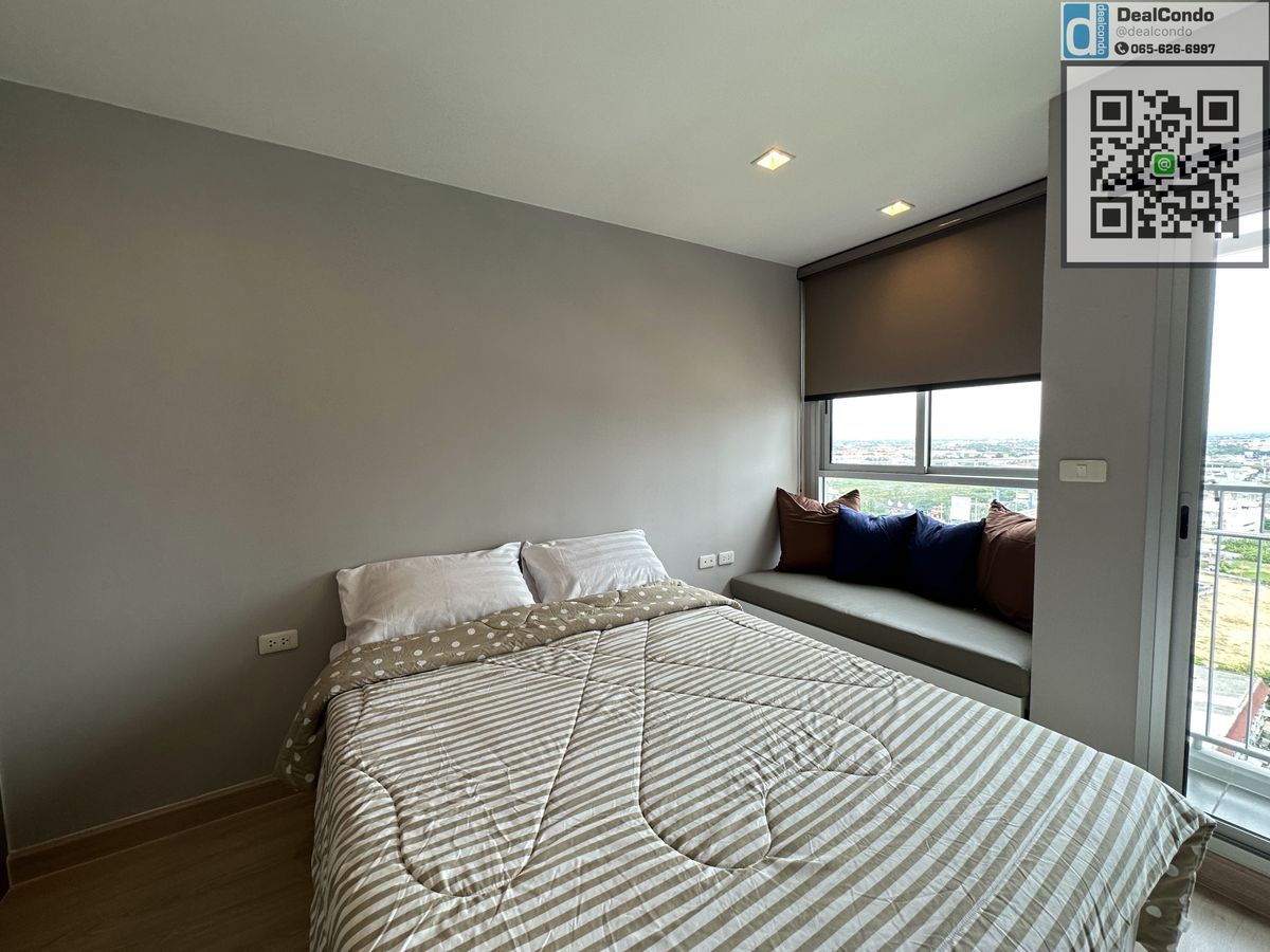 For RentCondoNonthaburi, Bang Yai, Bangbuathong : Casa004-Condo Rental @MRT Three Bang Yai Intersection, Floor 21, Tel 065-626-6997