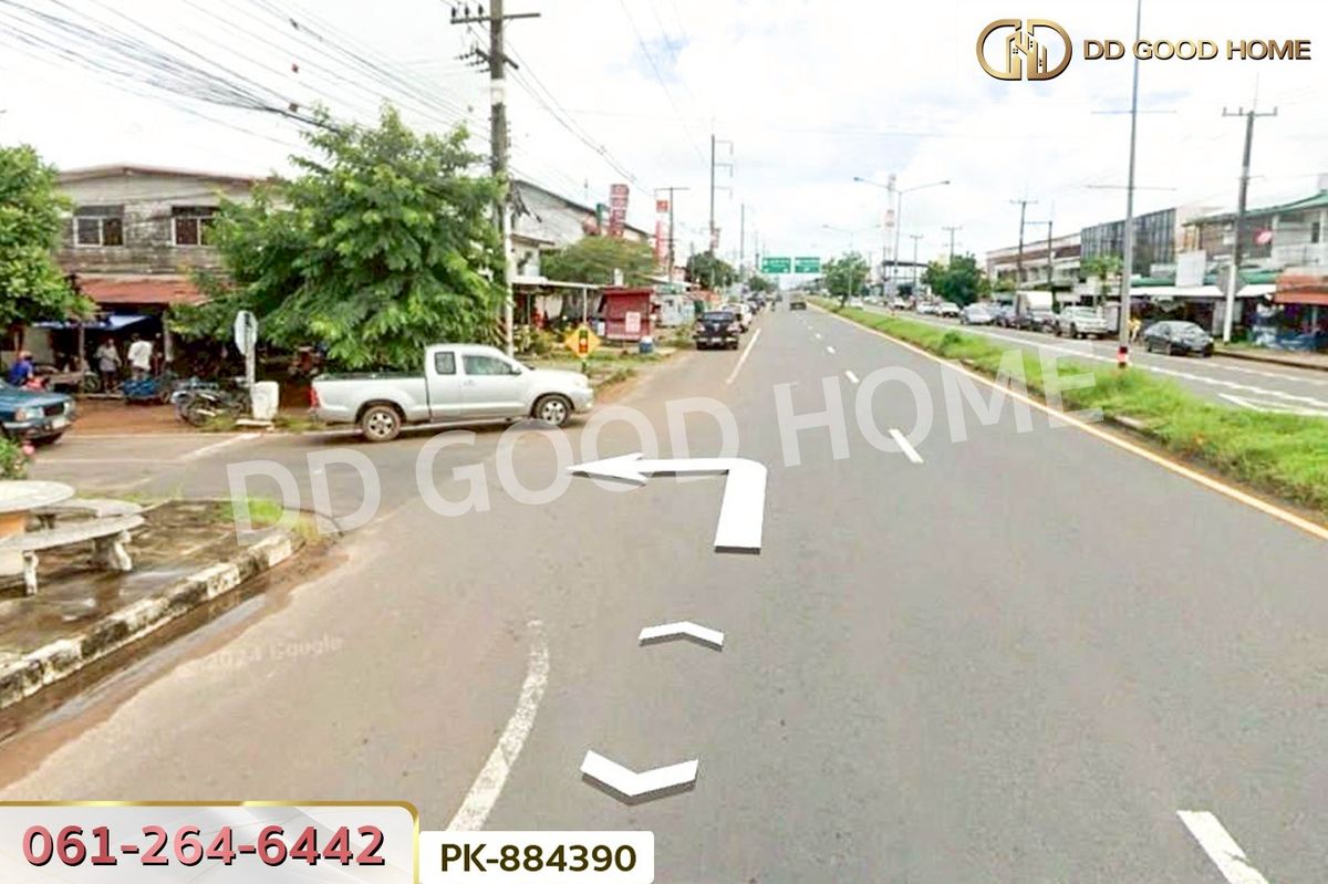 For SaleLandAmnat Charoen : PK-884390 Land, Senangkhanikhom, 5 rai 199.2 sq.w., Amnat Charoen, near Wat Nawieng