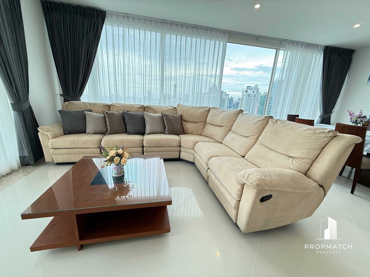 For RentCondoSathorn, Narathiwat : Hot Deal✨ Condo for rent The Empire Place Sathorn (2Bed 2 Bath) decorated with furniture.